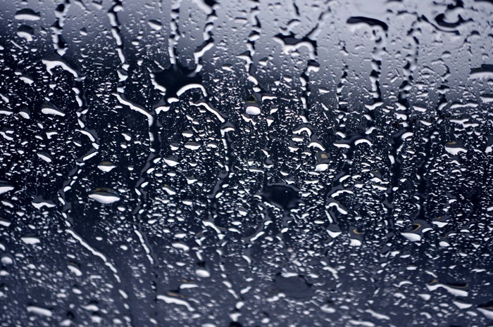 Rain pattern on a window